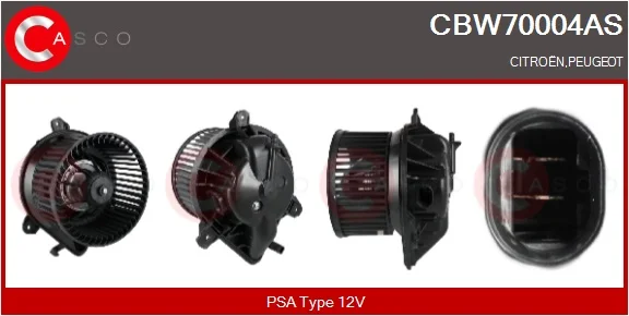 vnitřní ventilátor CASCO CBW70004AS – OE 6441S0 vnitřní ventilátor CASCO CBW70004AS – OE 6441S0