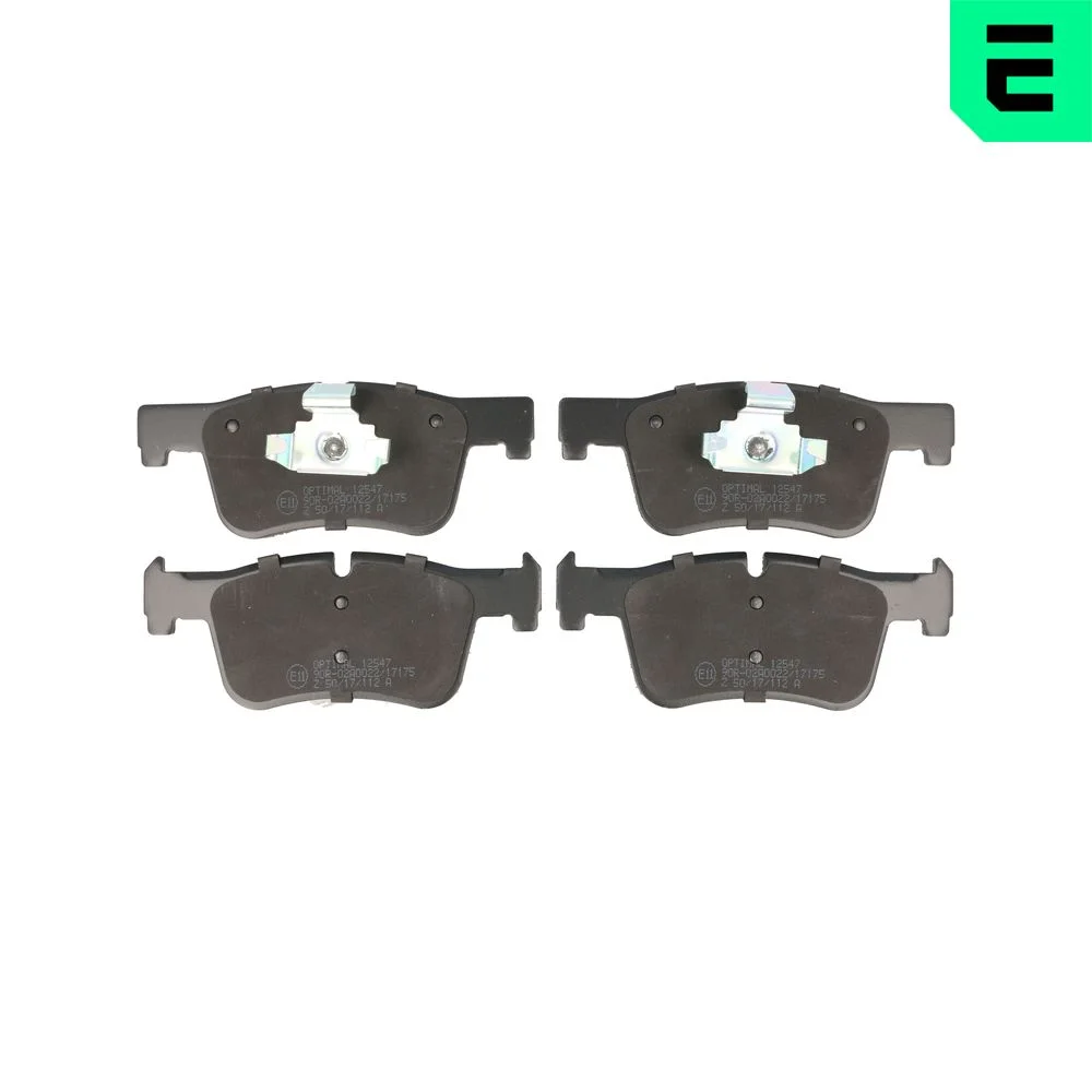 Sada brzdových destiček, kotoučová brzda OPTIMAL BP-12547