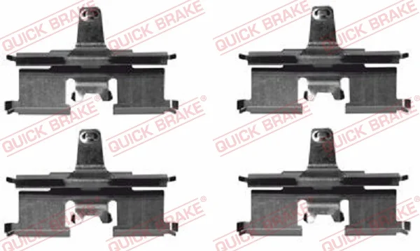 Sada prislusenstvi, oblozeni kotoucove brzdy QUICK BRAKE 109-1692