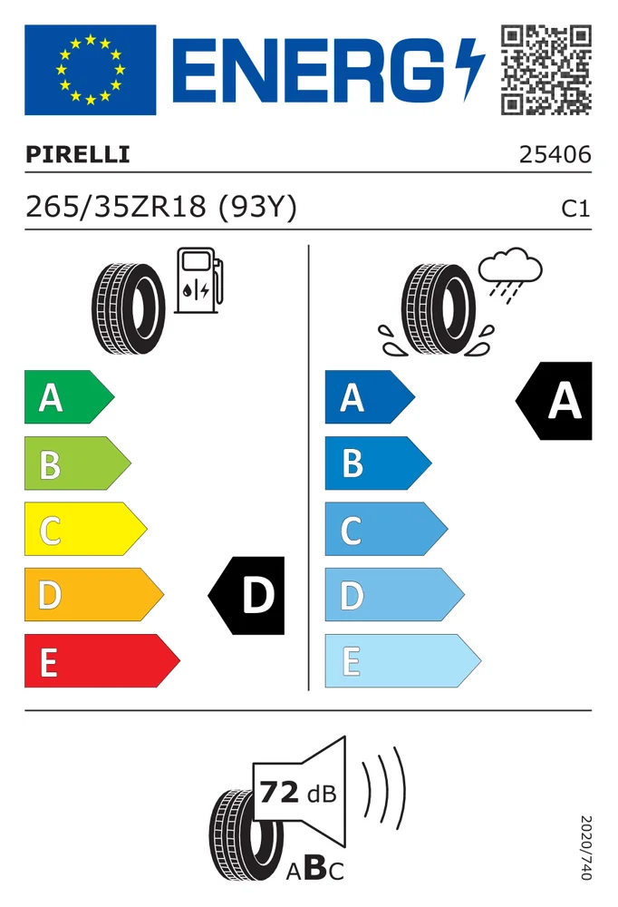 265/35R18 LOPI 93Y PZR#21 PIRELLI 265/35R18LOPI93YPZR#21