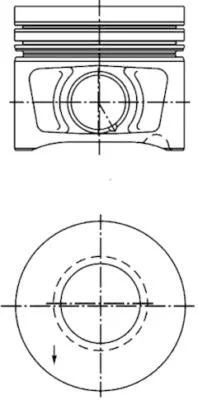 Píst KOLBENSCHMIDT 40387610 Píst KOLBENSCHMIDT 40387610