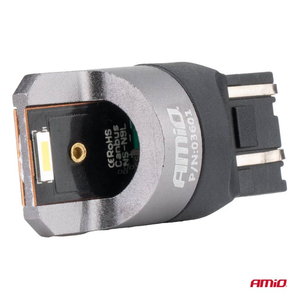 LED žárovky FULL CANBUS PRO W21/5W 2x1860 SMD bílé 12V 24V AMIO-03601 - Obrázek 3