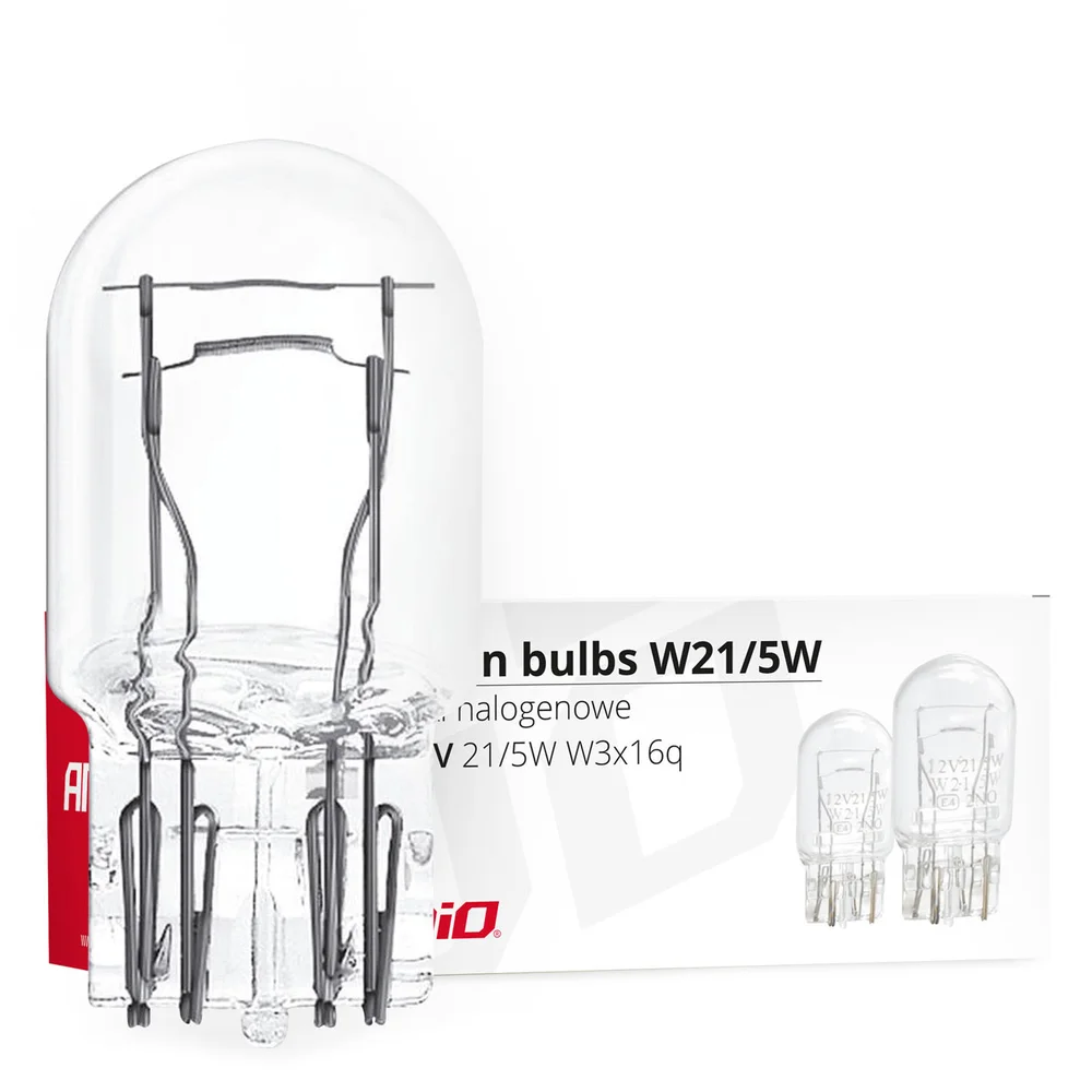 ZAROWKA 12V W21/5W T20 W3X16Q 10SZT. AMIO 02552