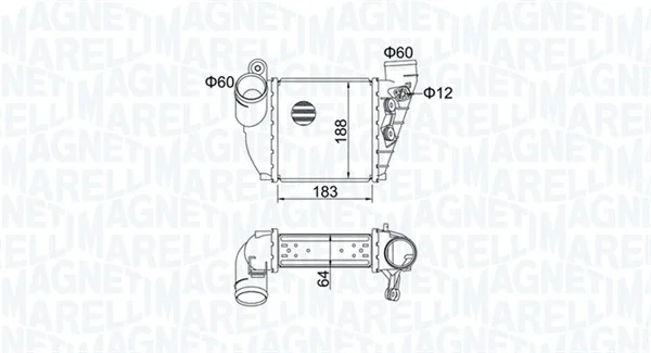 Chladič turba MAGNETI MARELLI 351319204740