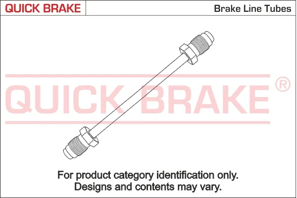 Brzdové potrubí QUICK BRAKE CU-4000A-A