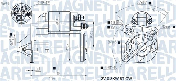 Startér MAGNETI MARELLI 063721442010