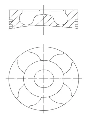 Píst MAHLE 2293700