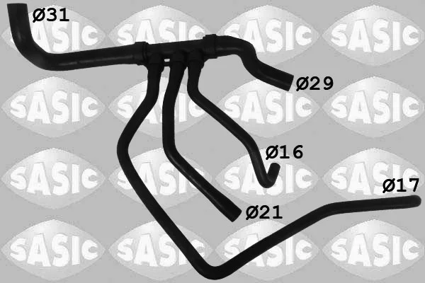 Hadice chladiče SASIC SWH4329
