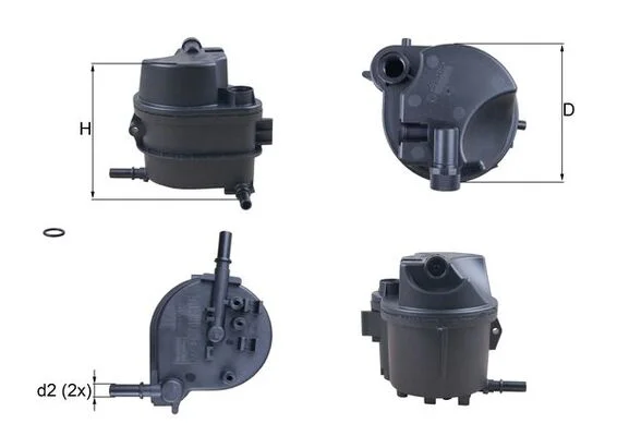 Palivový filtr MAHLE KL777D