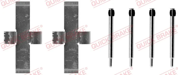 Sada prislusenstvi, oblozeni kotoucove brzdy QUICK BRAKE 109-0924