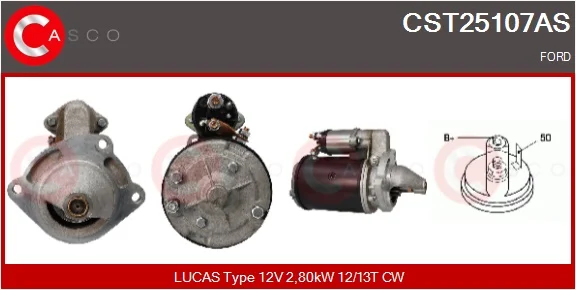 Startér CASCO CST25107AS
