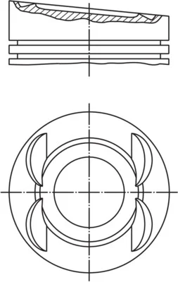 Píst MAHLE 0280301