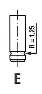 Výfukový ventil FRECCIA R4222/RCR