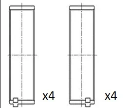 Ojniční ložisko FAI AutoParts BB2053-STD Ojniční ložisko FAI AutoParts BB2053-STD