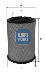 Vzduchový filtr UFI 27.A46.00