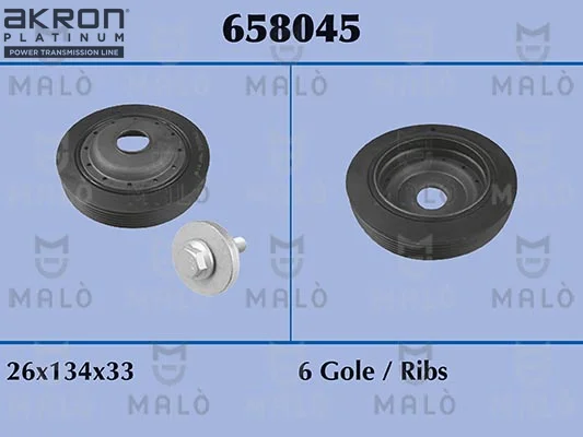 remenice, klikovy hridel MALO 658045