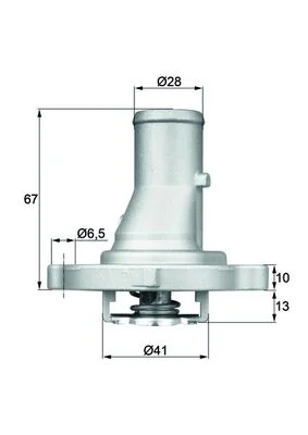 Termostat, chladivo MAHLE TI6887D