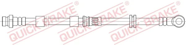 Brzdová hadice QUICK BRAKE 58.857 Brzdová hadice QUICK BRAKE 58.857