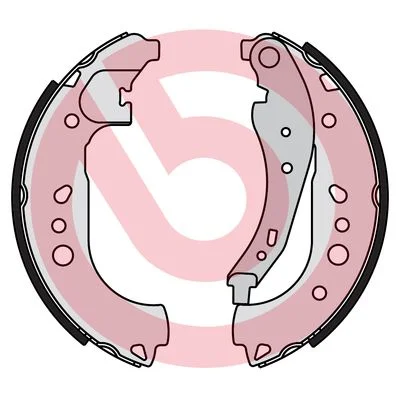 Sada brzdových čelistí BREMBO S68550 Sada brzdových čelistí BREMBO S68550