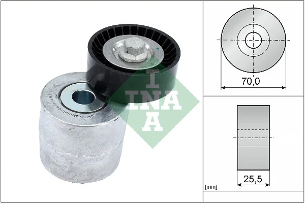 Napínací rameno, žebrovaný klínový řemen Schaeffler INA 534071510