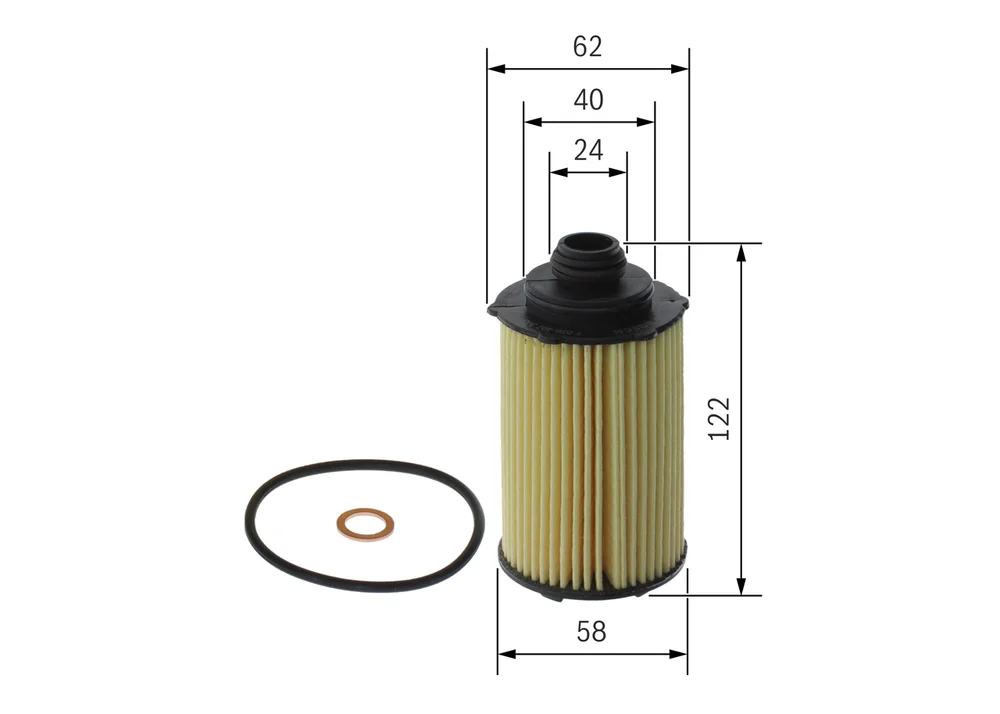 Olejový filtr BOSCH F026407348 Olejový filtr BOSCH F026407348