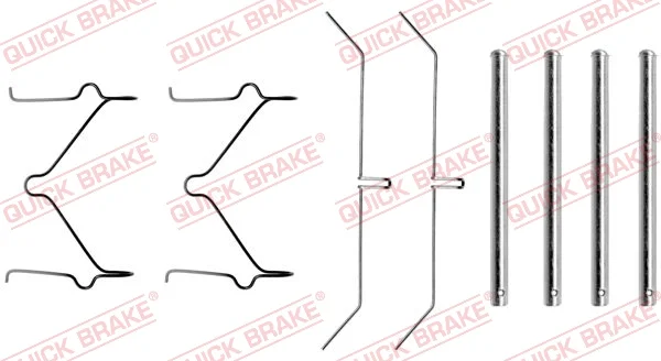 Sada prislusenstvi, oblozeni kotoucove brzdy QUICK BRAKE 109-1050