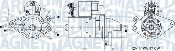 Startér MAGNETI MARELLI 063721407010