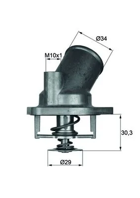 Termostat, chladivo MAHLE TI292