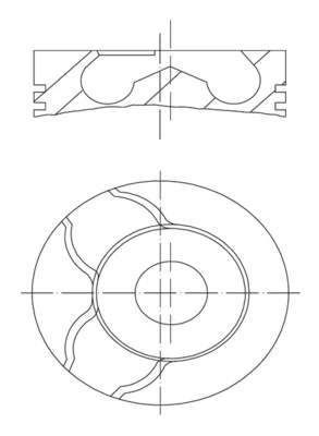 Píst MAHLE 0101501