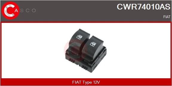 Spínač, zvedací zařízení oken CASCO CWR74010AS – OE 735442329 Spínač, zvedací zařízení oken CASCO CWR74010AS – OE 735442329