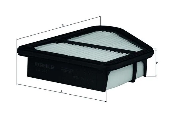 Vzduchový filtr MAHLE LX2647 – OE 17220RSJE00