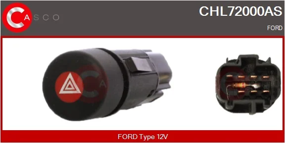 Vypínač výstražných blikačů CASCO CHL72000AS