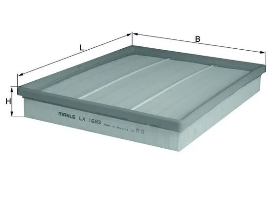 Vzduchový filtr KNECHT LX1683