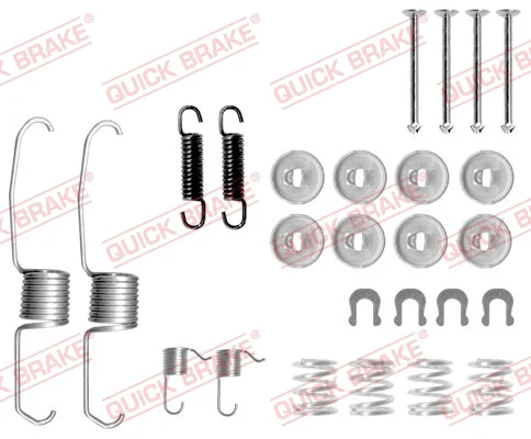 Sada příslušenství, brzdové čelisti QUICK BRAKE 105-0637