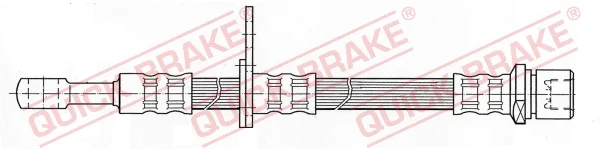 Brzdová hadice QUICK BRAKE 58.980 Brzdová hadice QUICK BRAKE 58.980