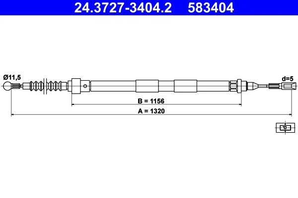brzdové lanko Starline LABR.1783 brzdové lanko Starline LABR.1783