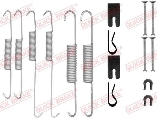 Sada příslušenství, brzdové čelisti QUICK BRAKE 105-0854 Sada příslušenství, brzdové čelisti QUICK BRAKE 105-0854