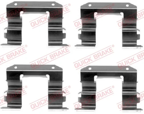 Sada prislusenstvi, oblozeni kotoucove brzdy QUICK BRAKE 109-1182