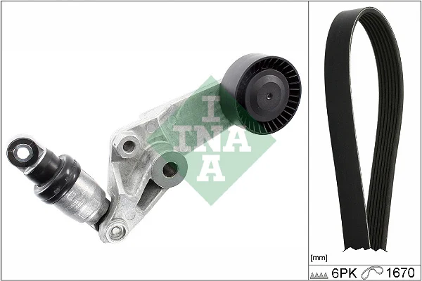 Sada žebrovaných klínových řemenů Schaeffler INA 529047410