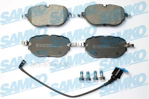 Sada brzdových destiček, kotoučová brzda SAMKO 5SP2261A