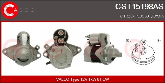 Startér CASCO CST15198AS