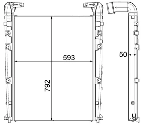Chladič turba MAHLE CI455000P