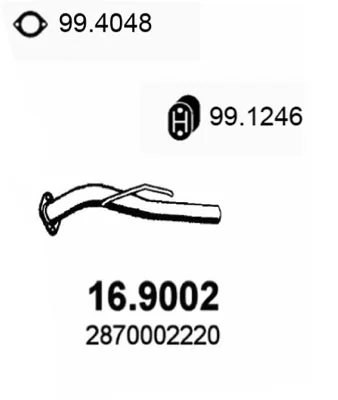 Koncová trubka výfuku STARLINE 76.28.400