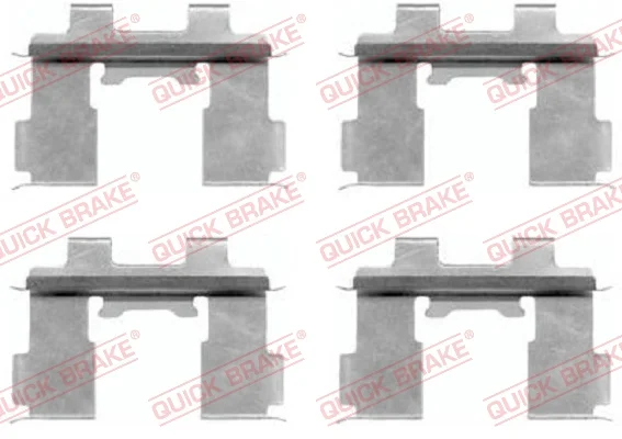 Sada prislusenstvi, oblozeni kotoucove brzdy QUICK BRAKE 109-1630