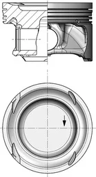 Píst KOLBENSCHMIDT 40859600