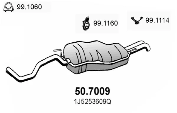 koncový díl výfuku STARLINE 38.19.400