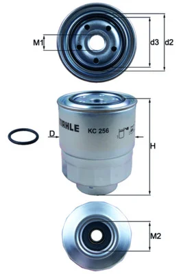 Palivový filtr KNECHT KC256D