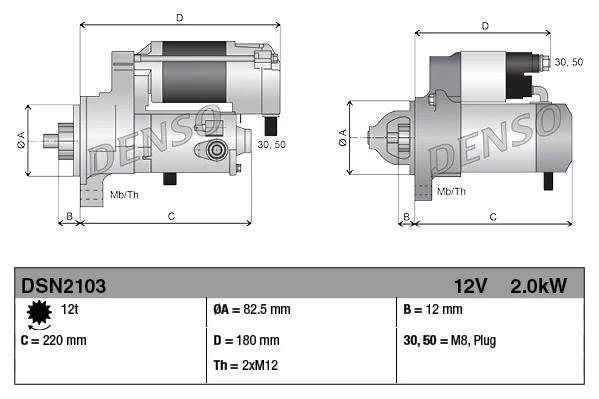 Startér DENSO DSN2103 – OE 068911024R