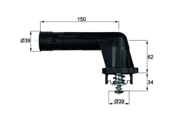 Termostat, chladivo MAHLE TI2095
