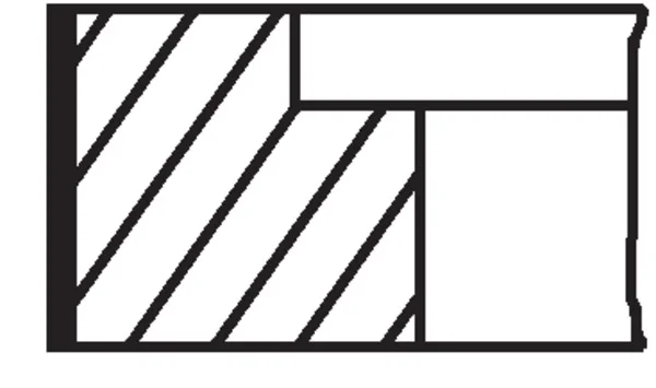 Sada pistnich krouzku MAHLE 03474N2 – OE 026198155A Sada pistnich krouzku MAHLE 03474N2 – OE 026198155A